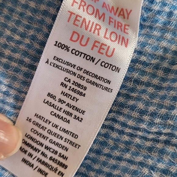 Hatley Gemma Storm Plaid Cotton Button-front Dress - Picture 9 of 9